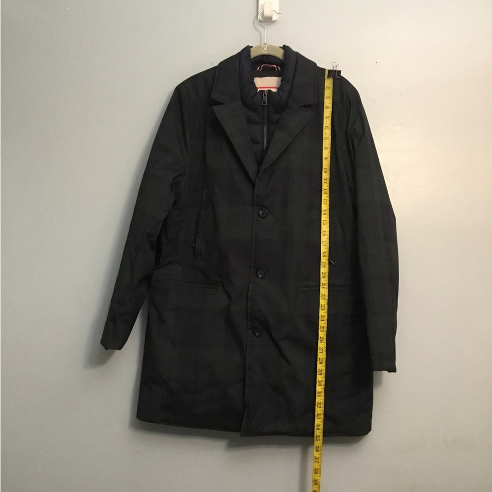 Hunter Men's Dark Plaid Trench Coat